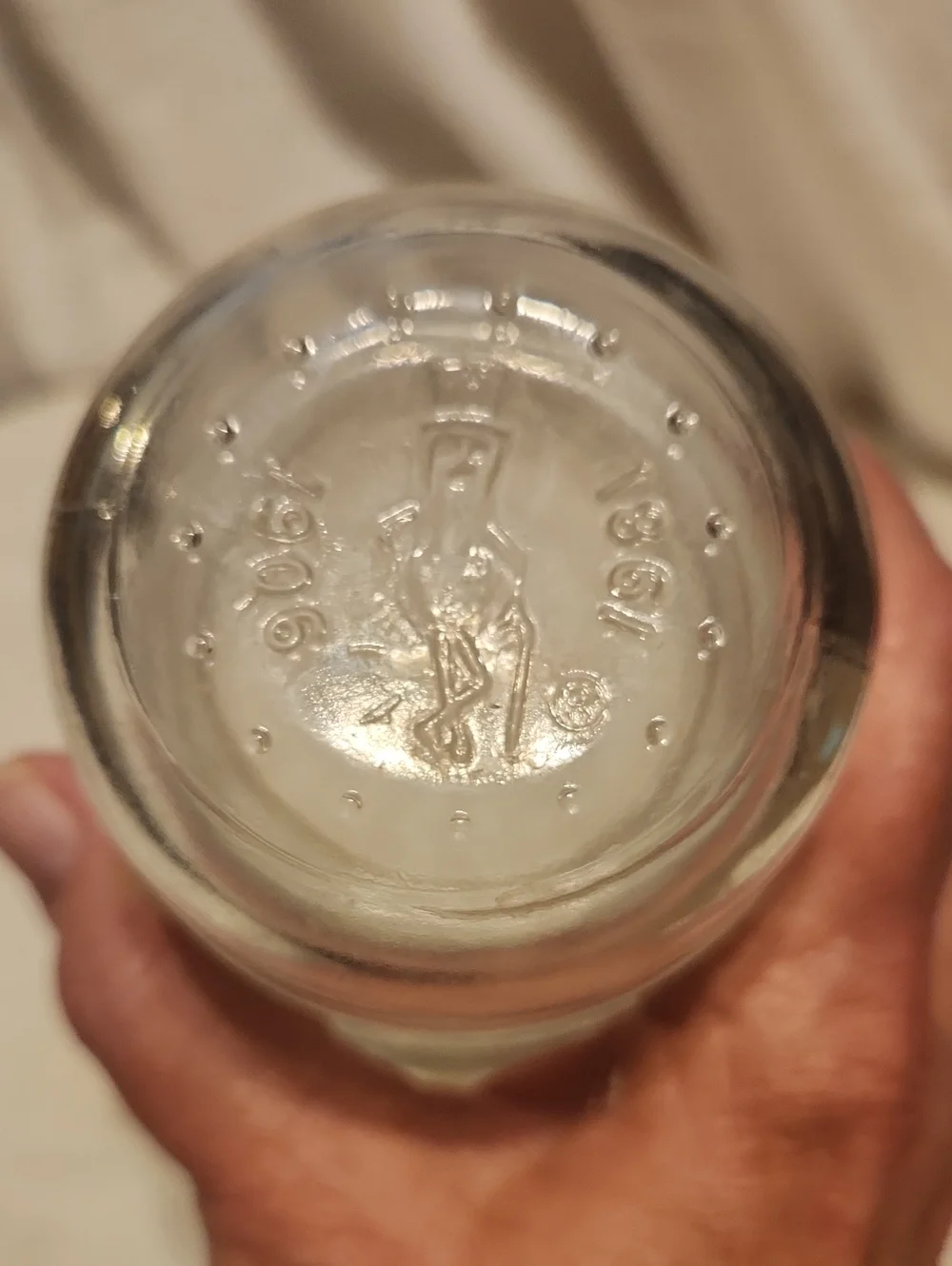 Planters 75th Anniversary Glass Canister-1981